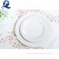 Crockery Stoneware Tableware White Ceramic Dinnerware Set